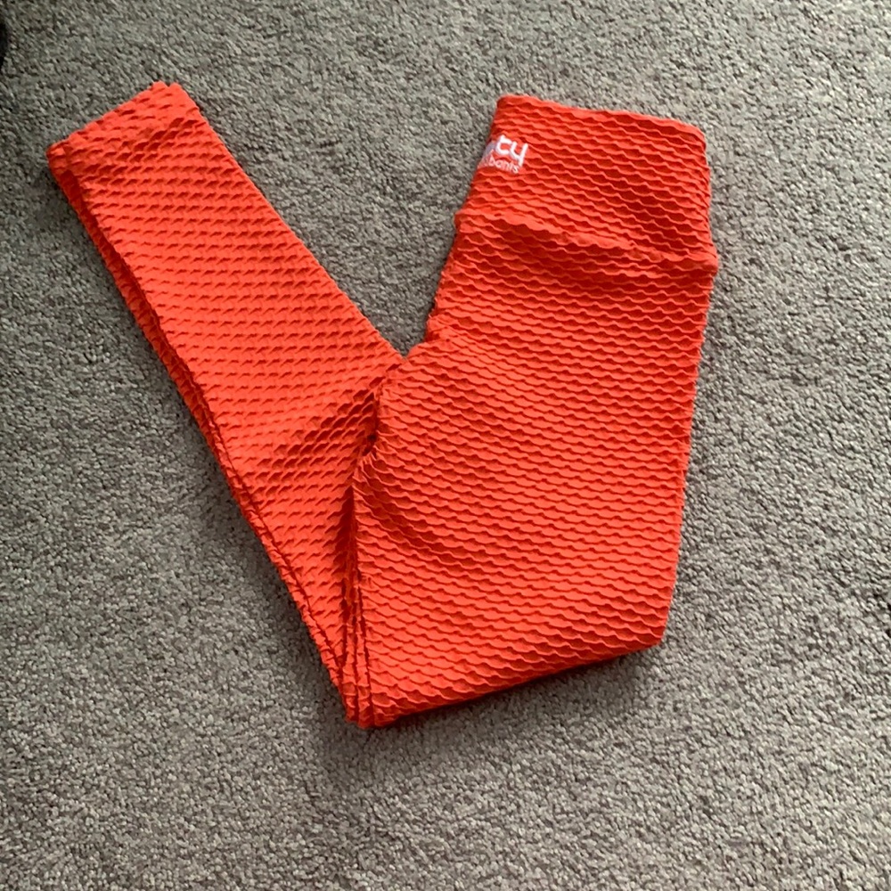 Booty by Brabants tangerina croco leggings